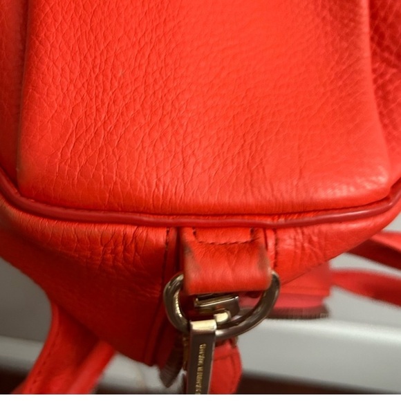 Authentic Alexander Wang Rocco Orange Pebbled Leather Studded Satchel. - Picture 13 of 16